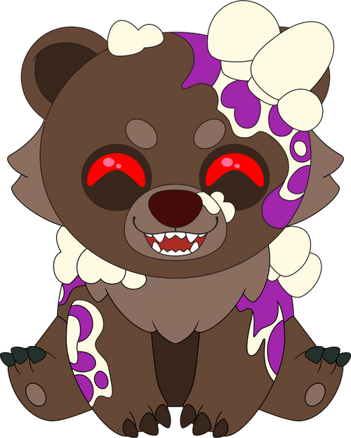 Dreamscourge Bear Plush (9in), Youtooz vinyl figures product photograph published by Youtooz