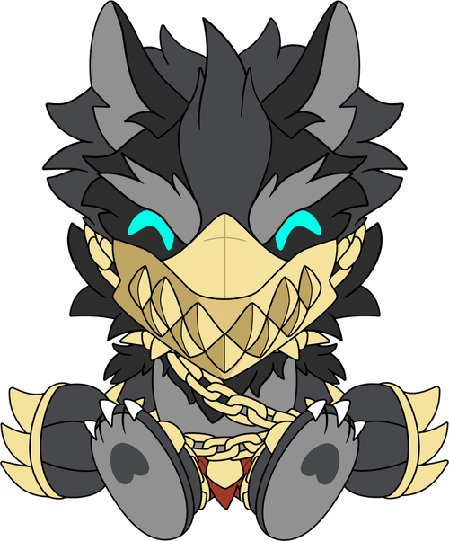 Fenrir Mordex Plush (9in), Youtooz vinyl figures product photograph published by Youtooz