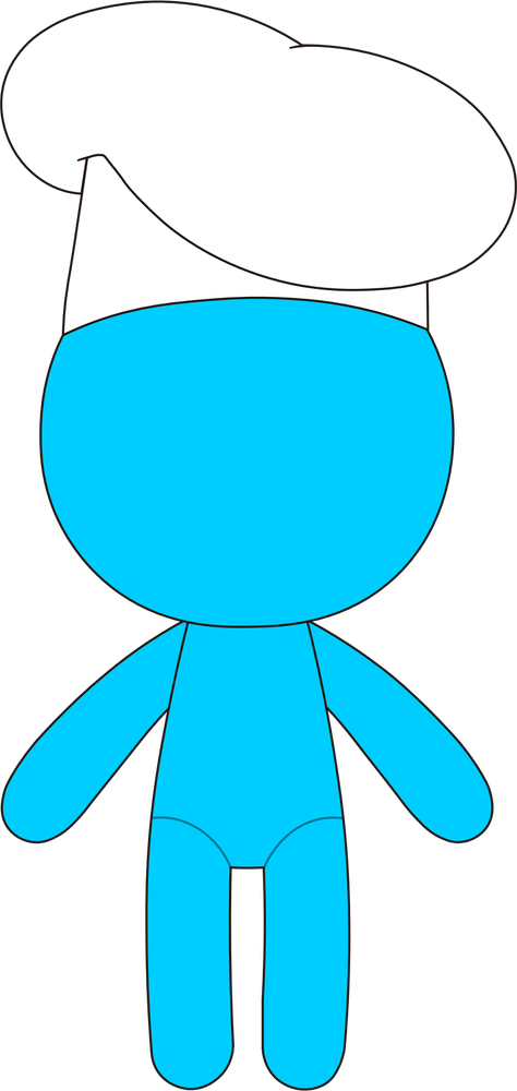 Chef Blue Plush (9in), Youtooz vinyl figures product photograph published by Youtooz
