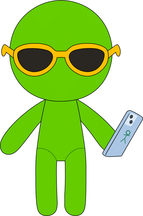 Influencer Green Plush (9in), Youtooz vinyl figures product photograph published by Youtooz