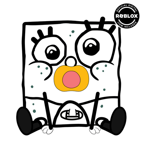 Baby DoodleBob Keychain (5in), Youtooz vinyl figures product photograph published by Youtooz