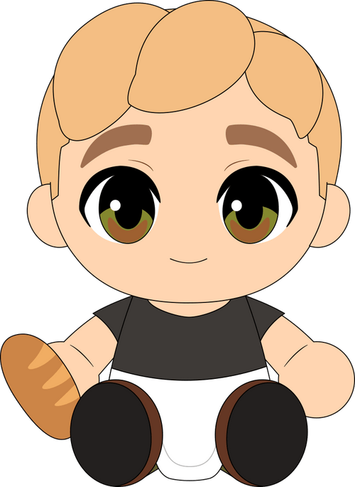 Peeta Plush (9in), Youtooz vinyl figures product photograph published by Youtooz