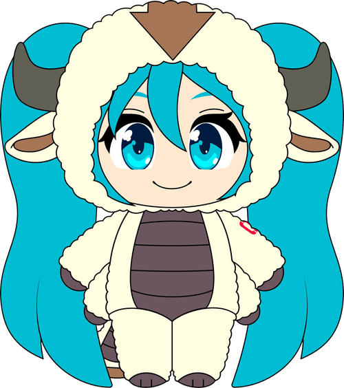 Appa Miku Plush (9in), Youtooz vinyl figures product photograph published by Youtooz