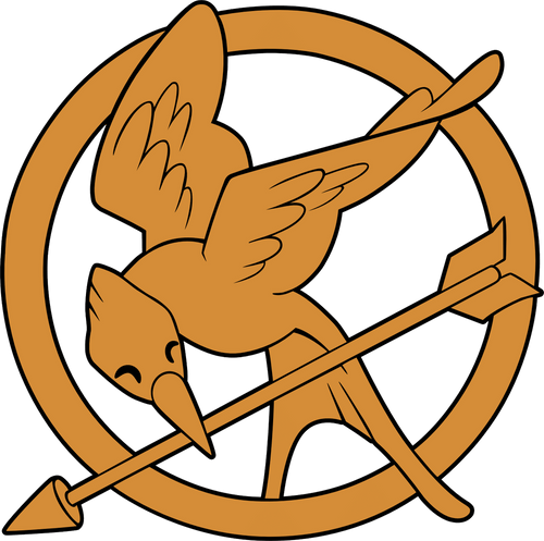 Mockingjay Pin, Youtooz vinyl figures product photograph published by Youtooz