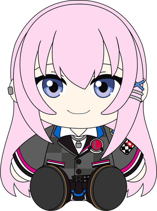 School Sekai Megurine Luka Plush (9in), Youtooz vinyl figures product photograph published by Youtooz
