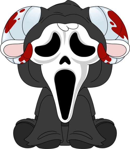 Ghost Face Rammie Plush (9in), Youtooz vinyl figures product photograph published by Youtooz