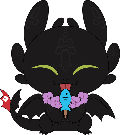 Summer Toothless Plush (9in), Youtooz vinyl figures product photograph published by Youtooz