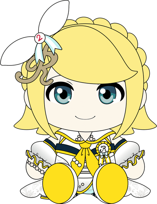 Stage Sekai Kagamine Rin Plush (9in), Youtooz vinyl figures product photograph published by Youtooz
