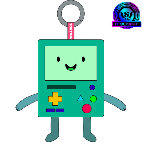 BMO Keychain (5in), Youtooz vinyl figures product photograph published by Youtooz