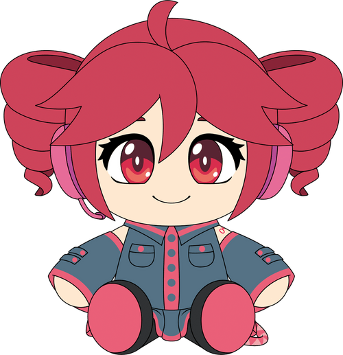 Kasane Teto Plush (9in), Youtooz vinyl figures product photograph published by Youtooz