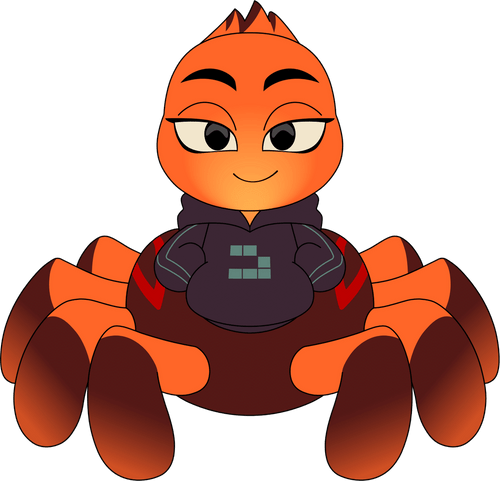 Ms. Tarantula Plush (9in), Youtooz vinyl figures product photograph published by Youtooz