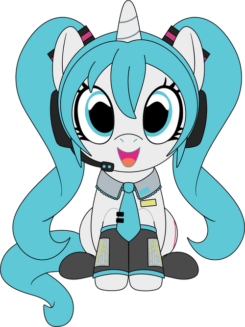 Miku Plush (9in), Youtooz vinyl figures product photograph published by Youtooz