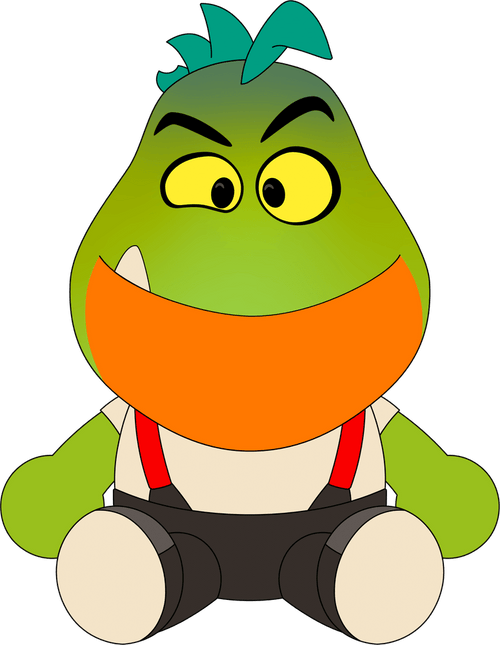 Mr. Piranha Plush (9in), Youtooz vinyl figures product photograph published by Youtooz