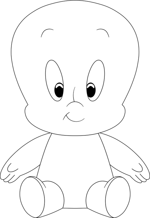 Casper the Friendly Ghost Plush (9in), Youtooz plush product photograph published by Youtooz