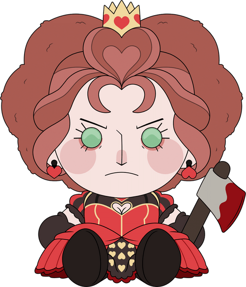 Queen of Hearts Plush (9in), Youtooz plush product photograph published by Youtooz