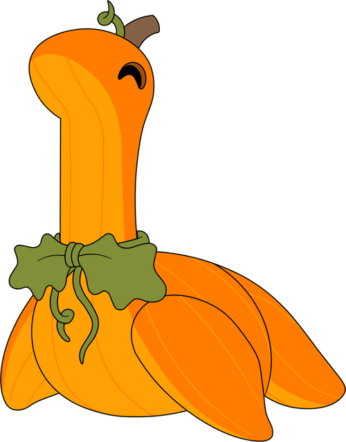 Pumpkin Nessie Plush (9in), Youtooz plush product photograph published by Youtooz