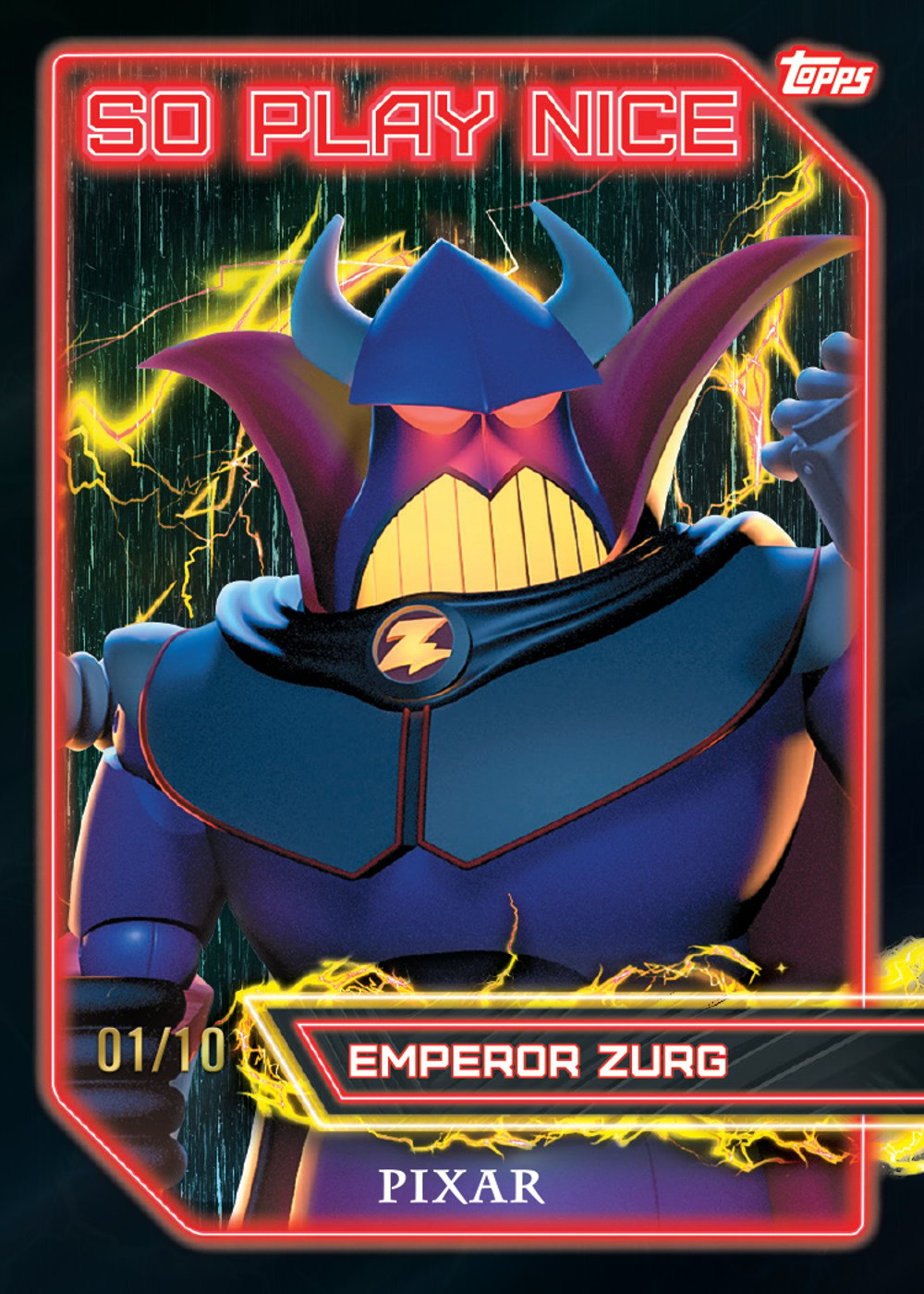 Disney trading card from 2025 Topps 30 Years of Toy Story, published by Topps