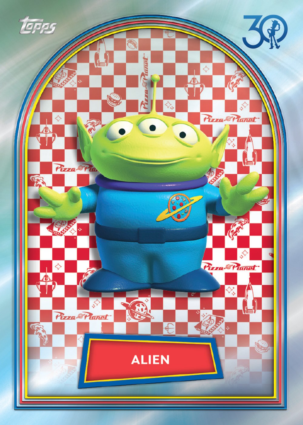 Disney trading card from 2025 Topps 30 Years of Toy Story, published by Topps