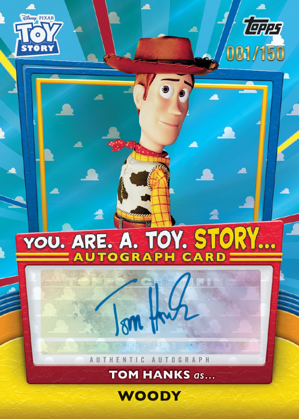Disney trading card from 2025 Topps 30 Years of Toy Story, published by Topps