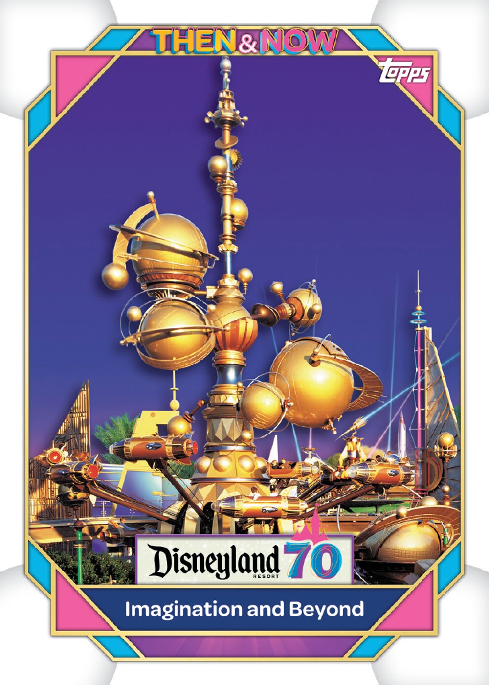 Disney trading card from 2025 Topps Disneyland 70th Anniversary, published by Topps