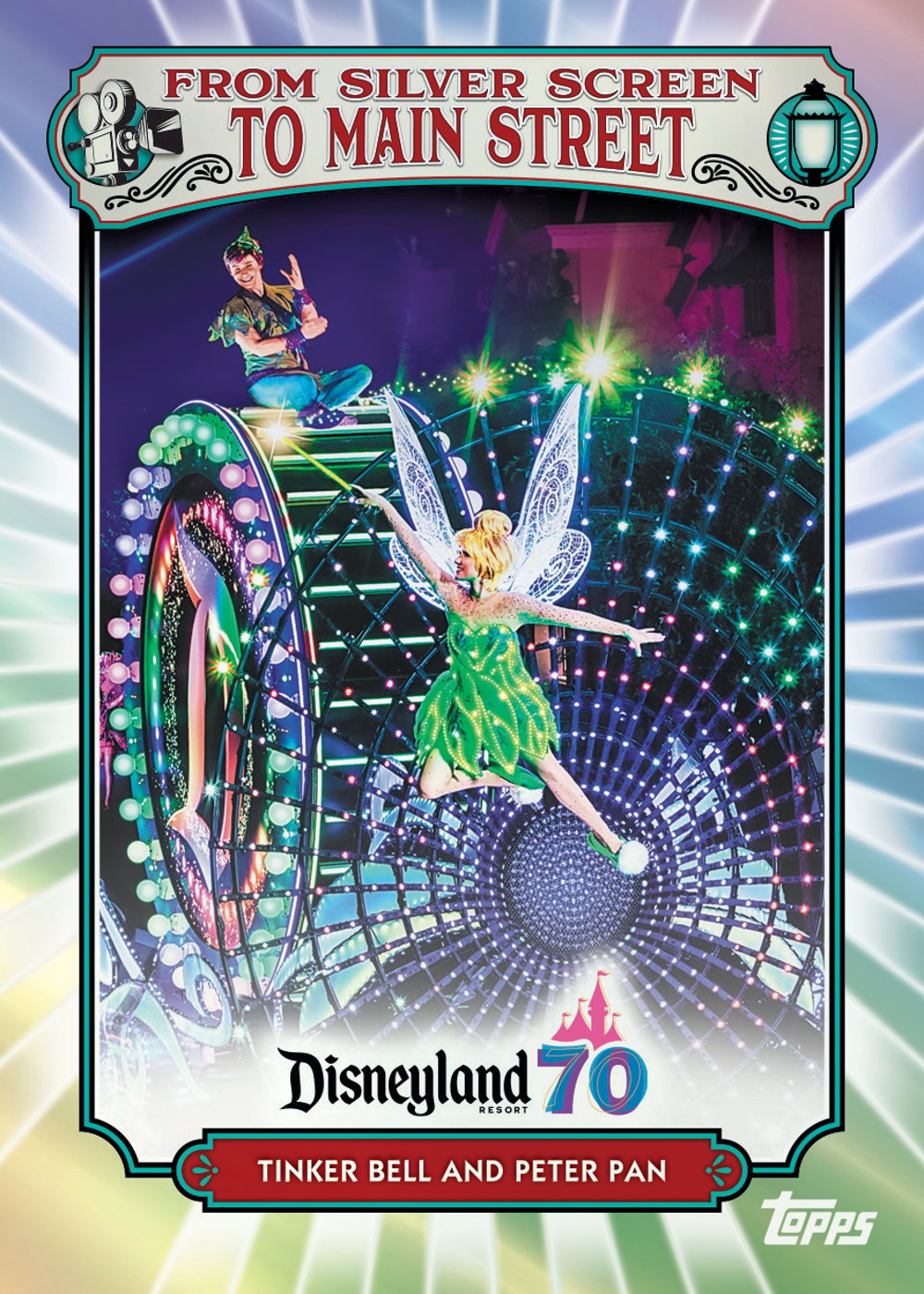 Disney trading card from 2025 Topps Disneyland 70th Anniversary, published by Topps