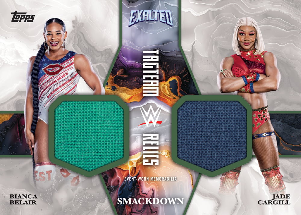 wwe trading card from 2025 Topps Exalted WWE, published by Topps