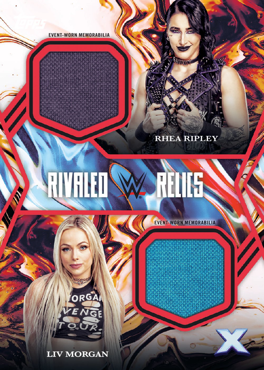 wwe trading card from 2025 Topps Exalted WWE, published by Topps