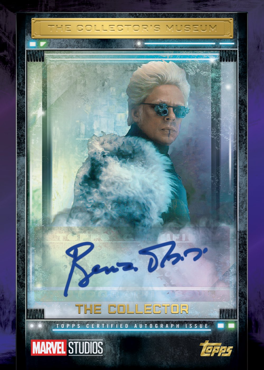 Parallel Marvel trading card, 25 MCUC 2201 FR Purple parallel from 2025 Topps Marvel The Collector by Topps