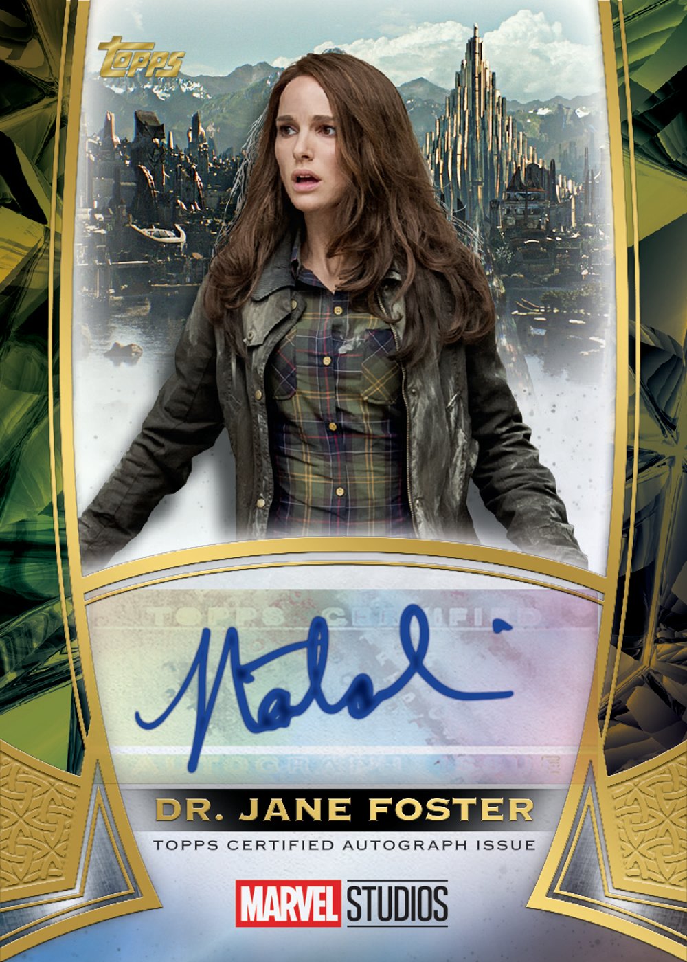 Parallel Marvel trading card, 25 MCUC 2087 FR Gold parallel from 2025 Topps Marvel The Collector by Topps