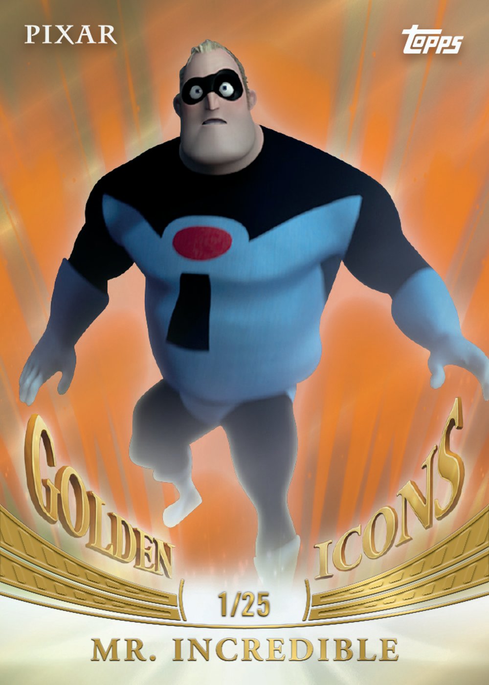 Disney trading card from 2025 Topps Pixar Gold, published by Topps
