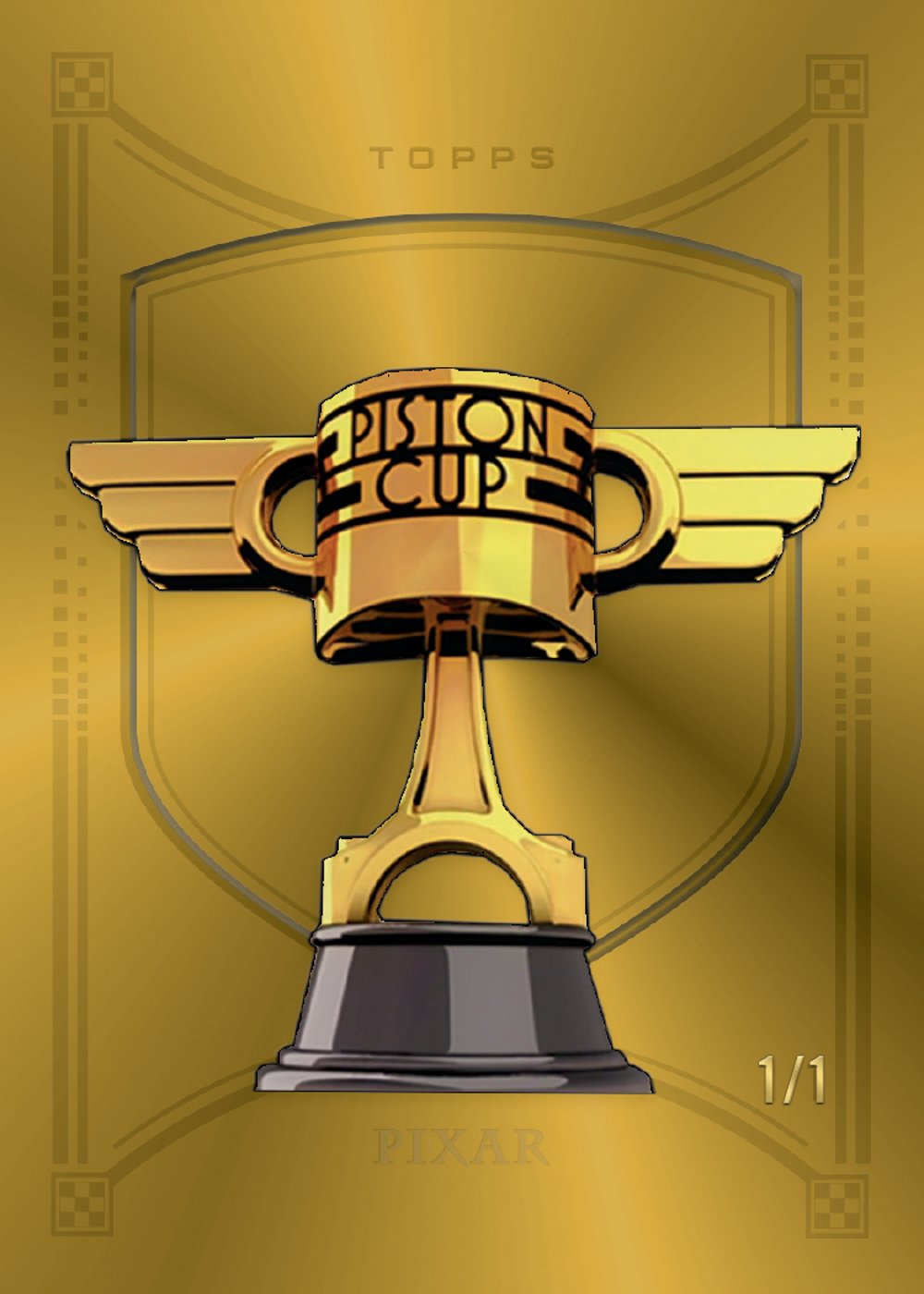 Disney trading card from 2025 Topps Pixar Gold, published by Topps