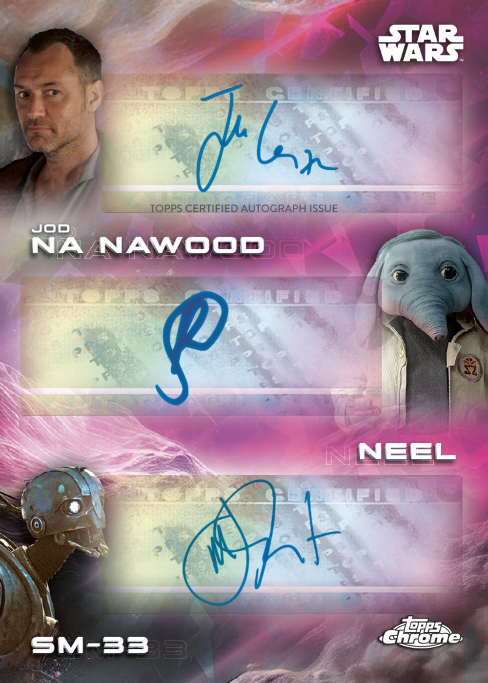 25 SWCM 6895 FR Padprascha Sapphire 1 star wars trading card from 2025 Topps Star Wars Chrome Sapphire by Topps