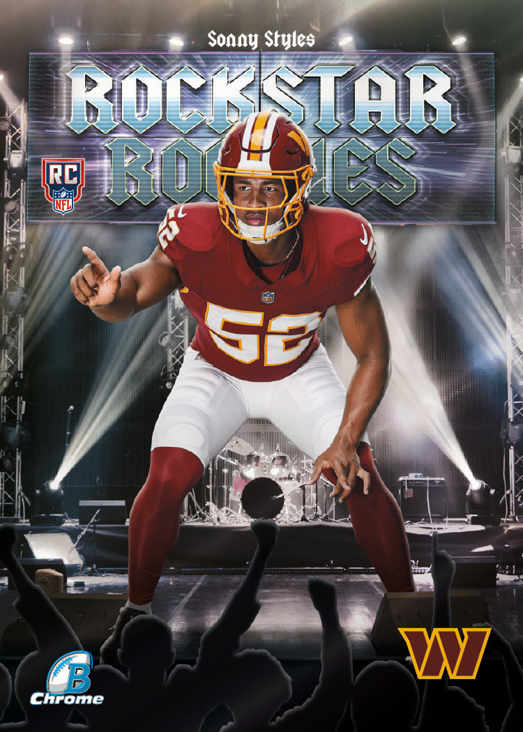 football trading card from 2026 Bowman Football, published by Topps