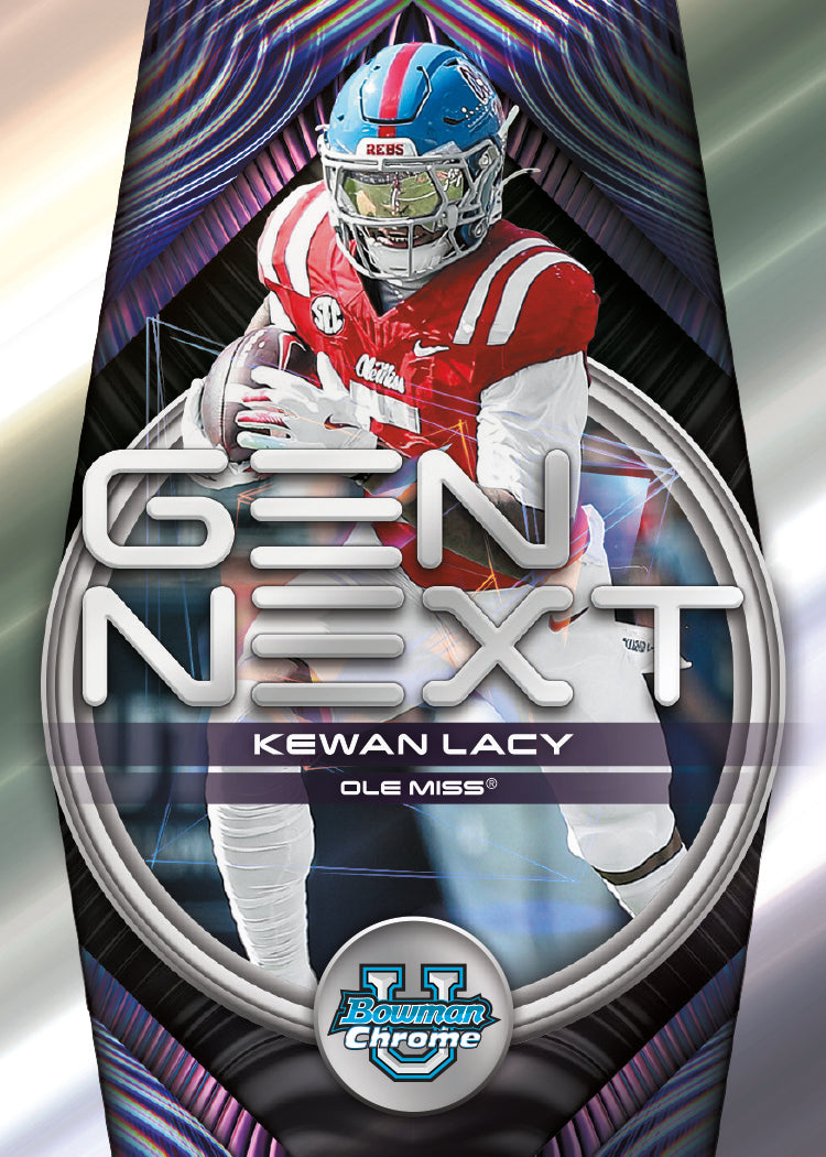 football trading card from 2026 Bowman Football, published by Topps