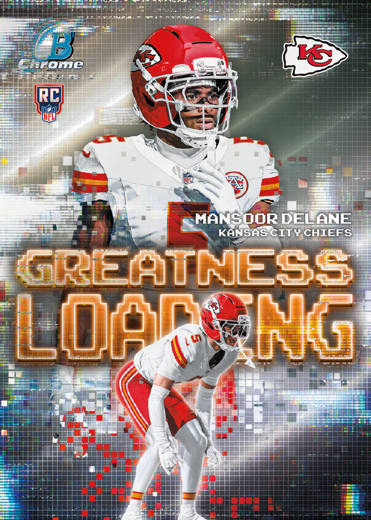 football trading card from 2026 Bowman Football, published by Topps