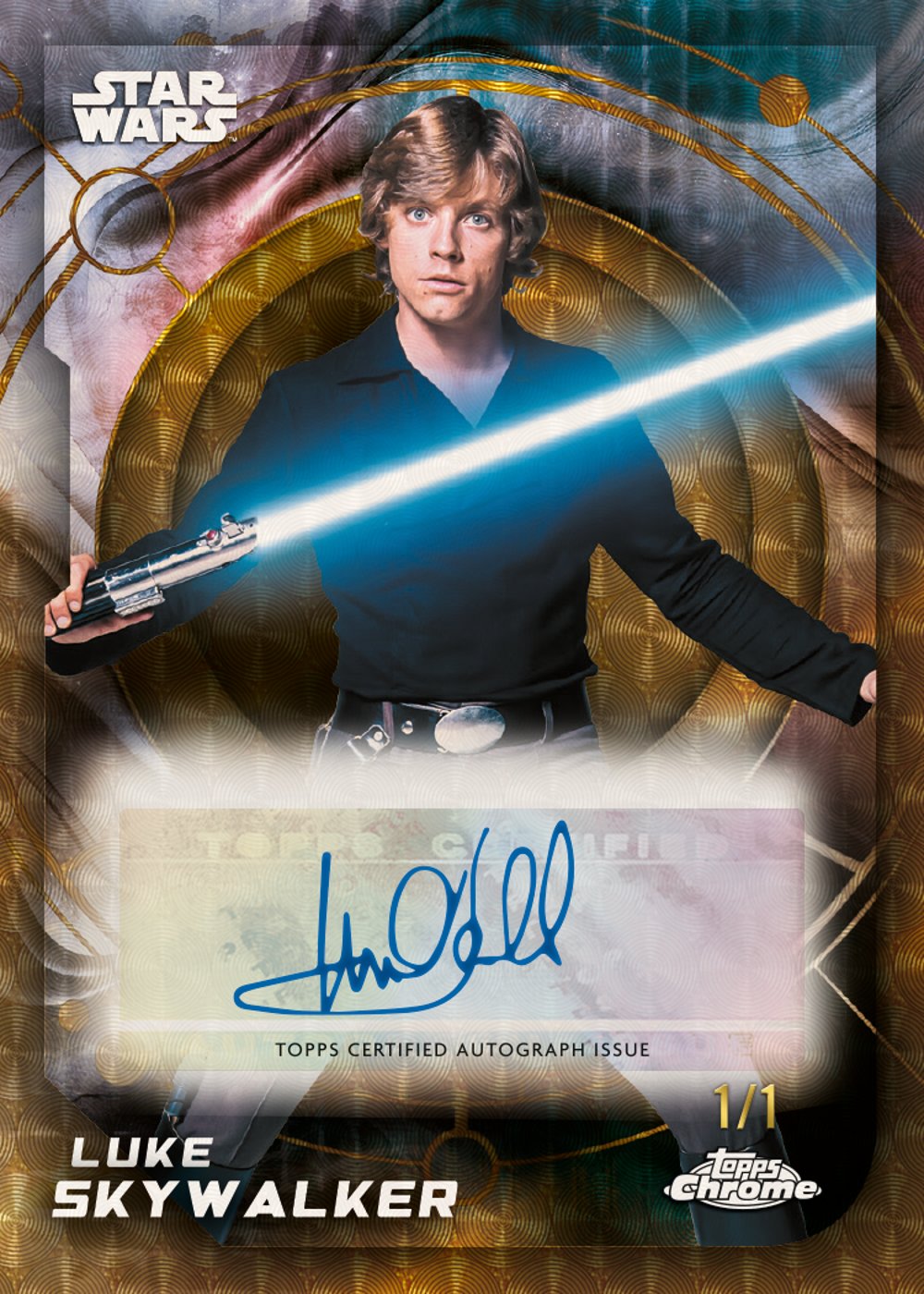 SUPERFRACTOR star wars trading card, 26 SWCM 1092 FR parallel from 2026 Topps Chrome Star Wars by Topps