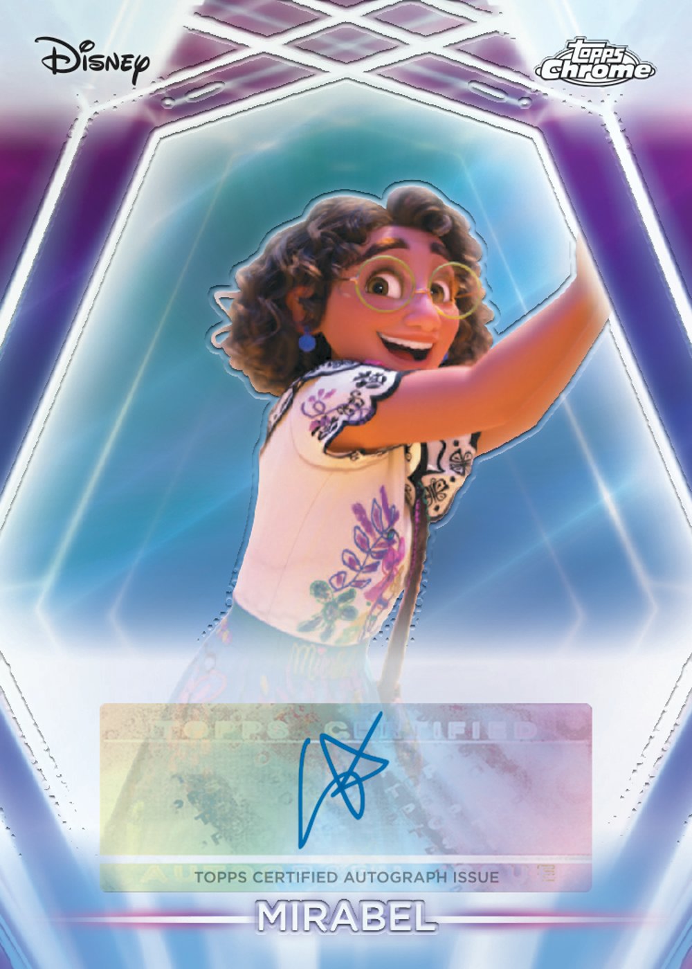 Disney trading card from 2026 Topps Disney Neon, published by Topps
