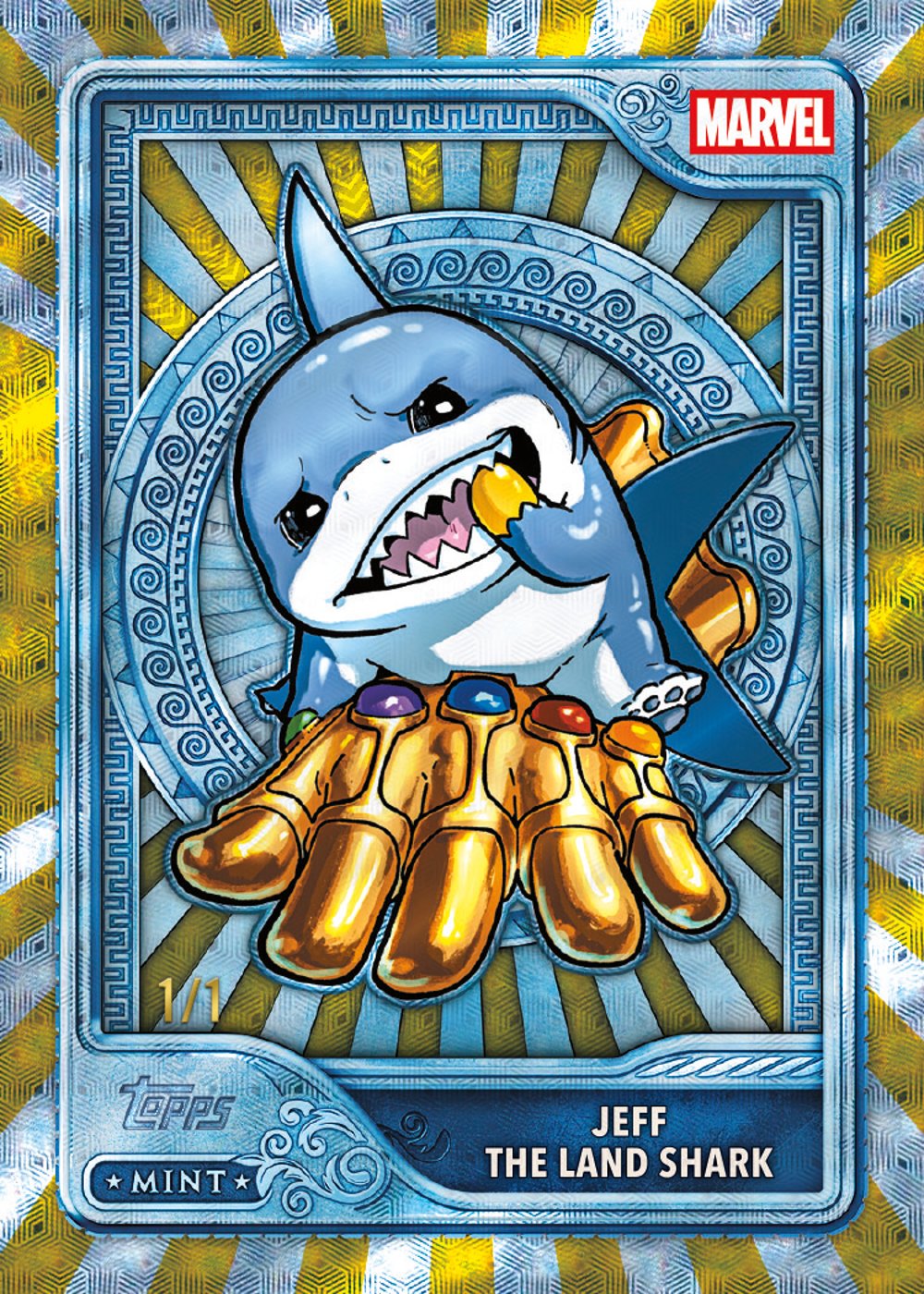Froilfractor Marvel trading card, 26 MARM 1323 FR parallel from 2026 Topps Mint Marvel by Topps