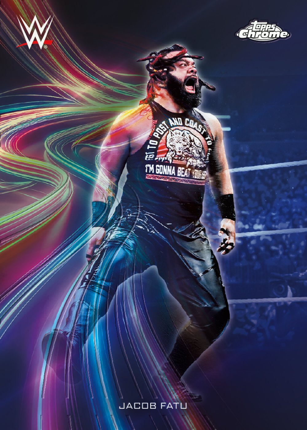 wwe trading card from 2026 Topps Chrome WWE, published by Topps