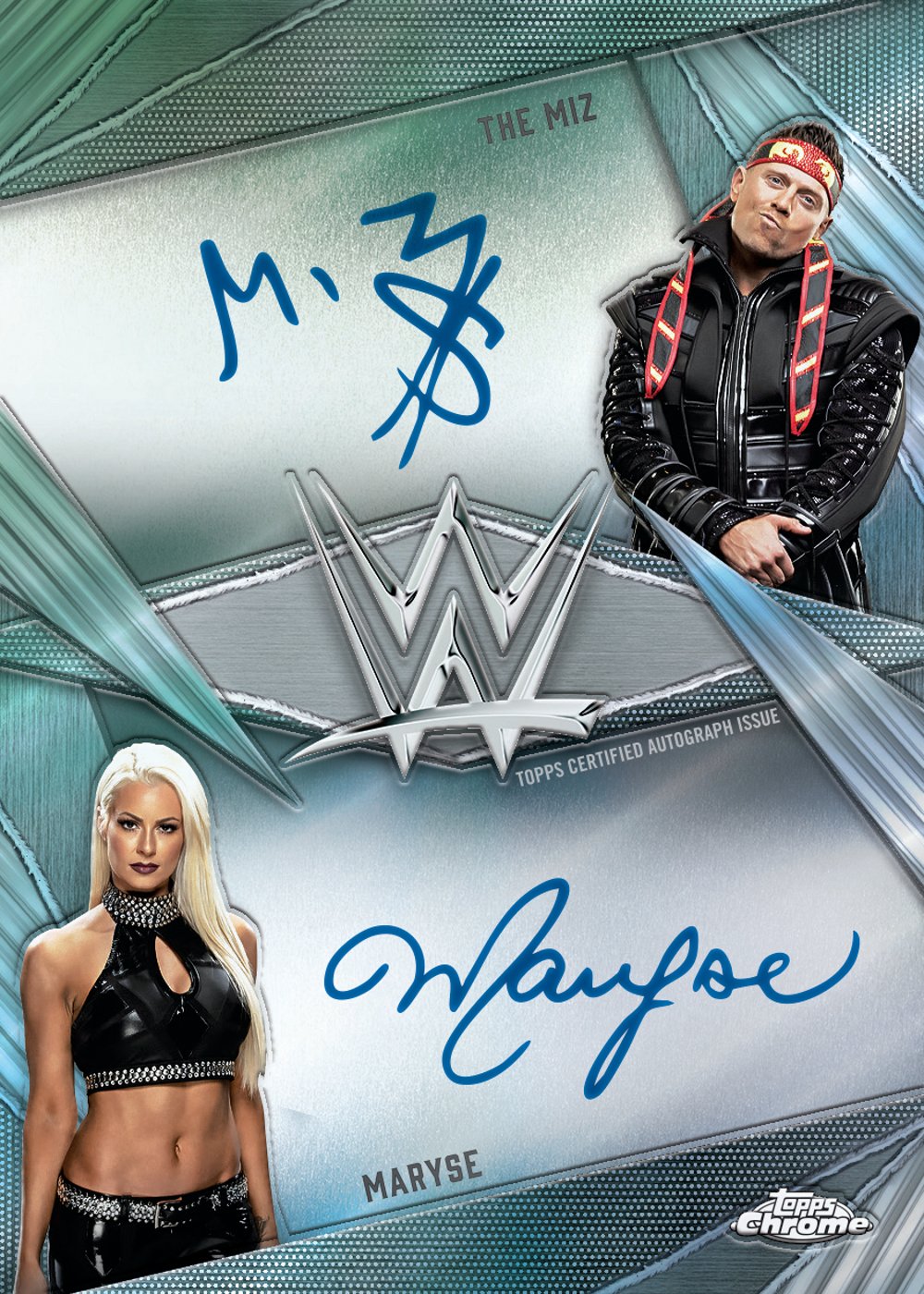 wwe trading card from 2026 Topps Chrome WWE, published by Topps