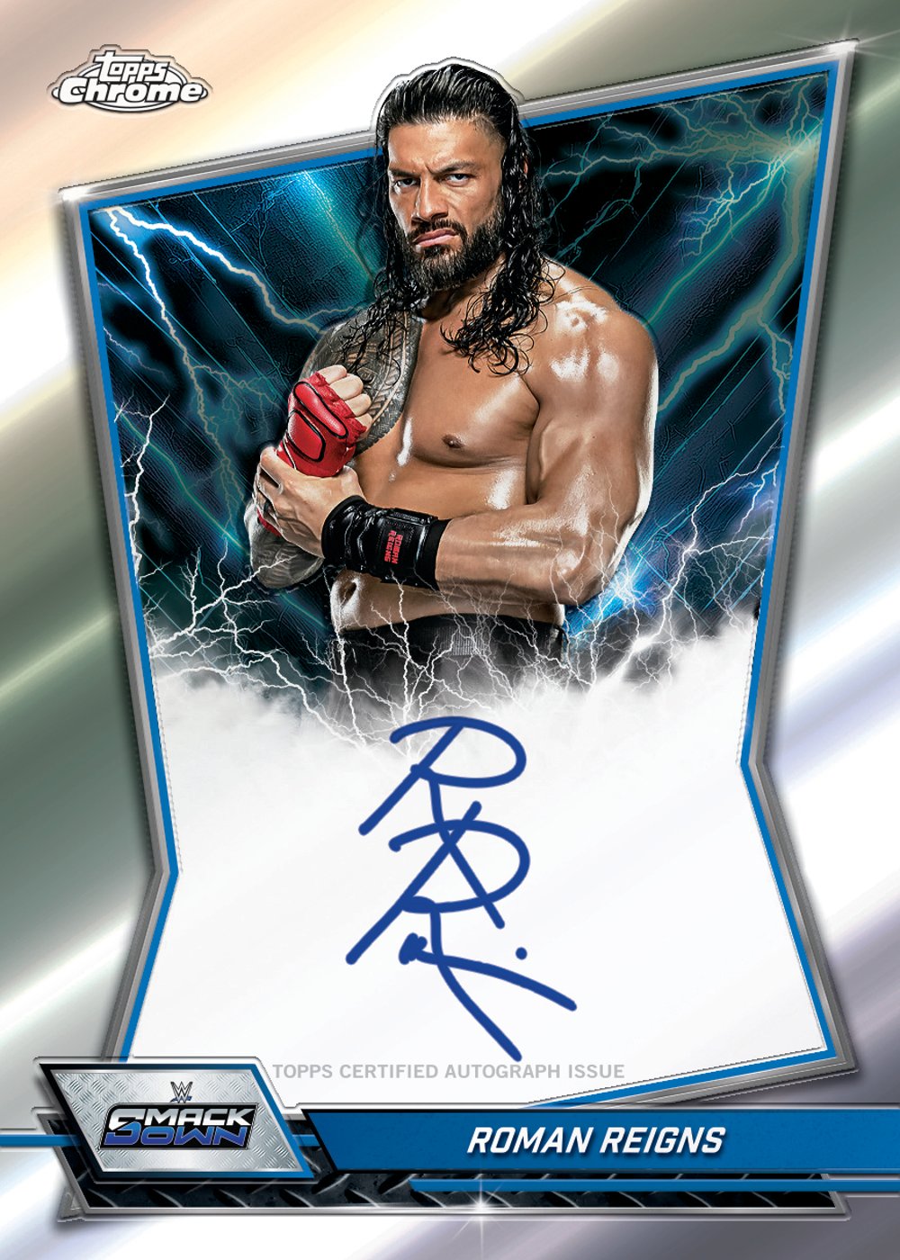 wwe trading card from 2026 Topps Chrome WWE, published by Topps