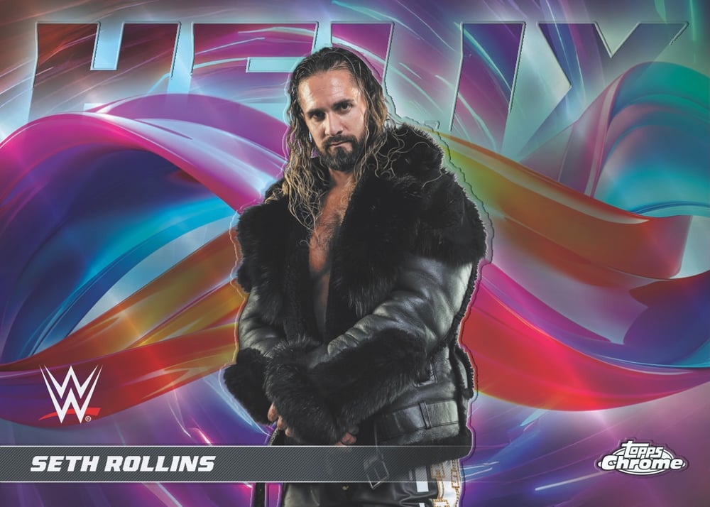 wwe trading card from 2026 Topps Chrome WWE, published by Topps