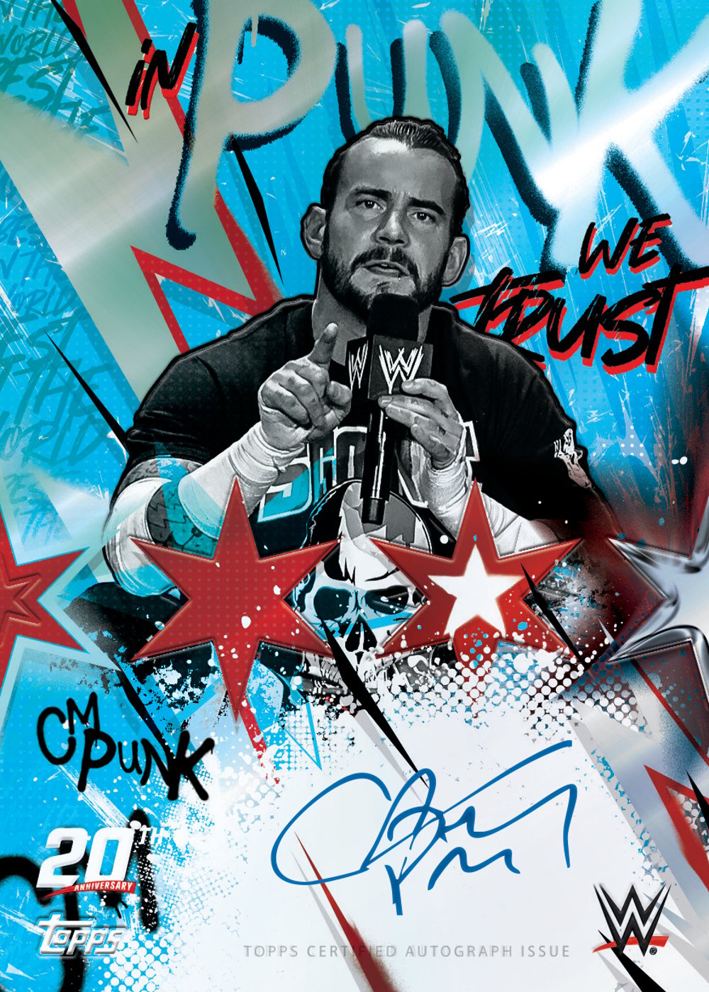 wwe trading card from 2026 Topps Chrome WWE, published by Topps