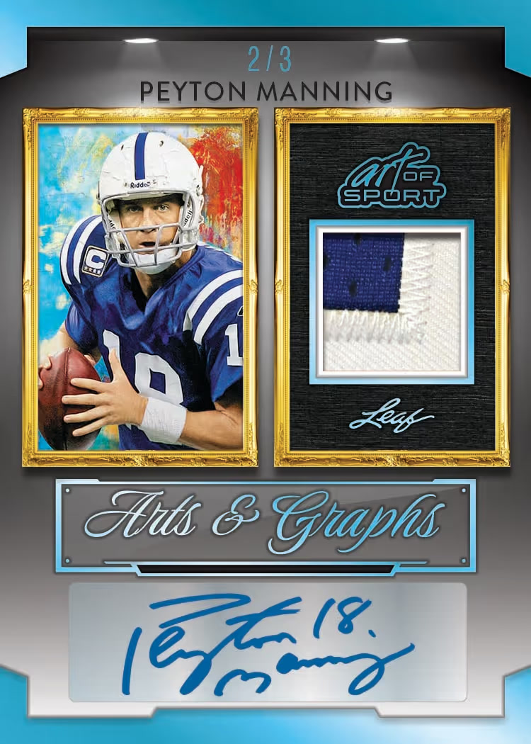Graphs trading card, Art & parallel from 2026 Leaf Art of Sport by Leaf