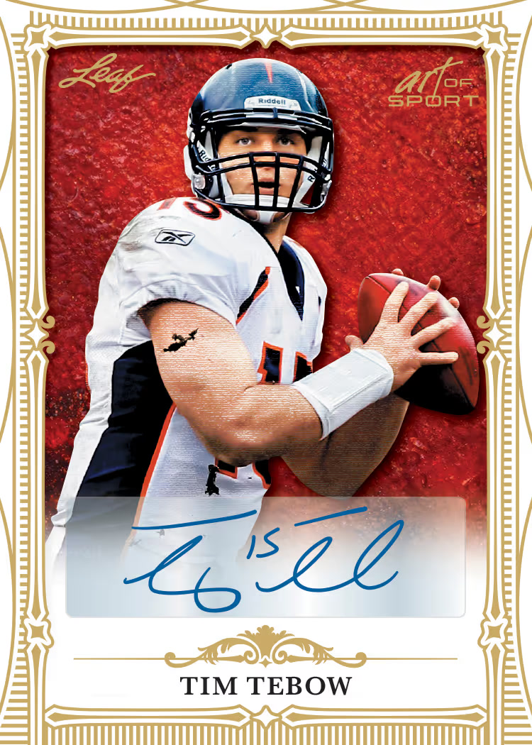Auto trading card, Base parallel from 2026 Leaf Art of Sport by Leaf