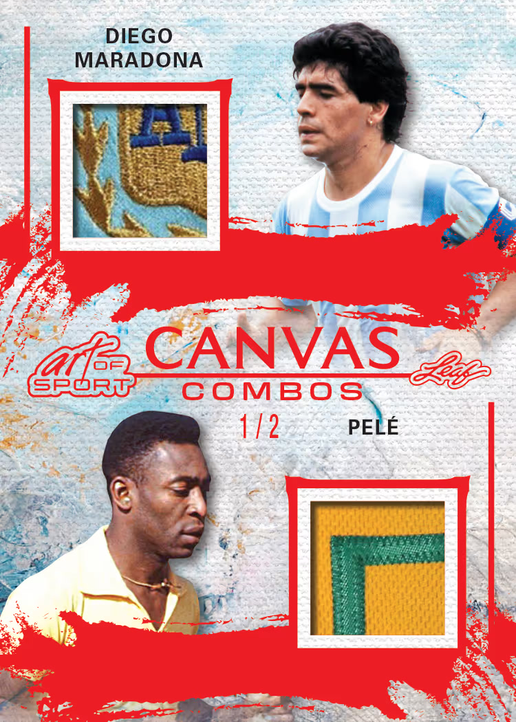 Combos trading card, Canvas parallel from 2026 Leaf Art of Sport by Leaf