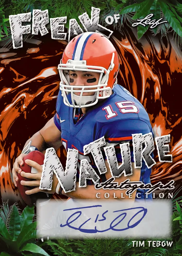 trading card from 2026 Leaf Autograph Collection Football, published by Leaf