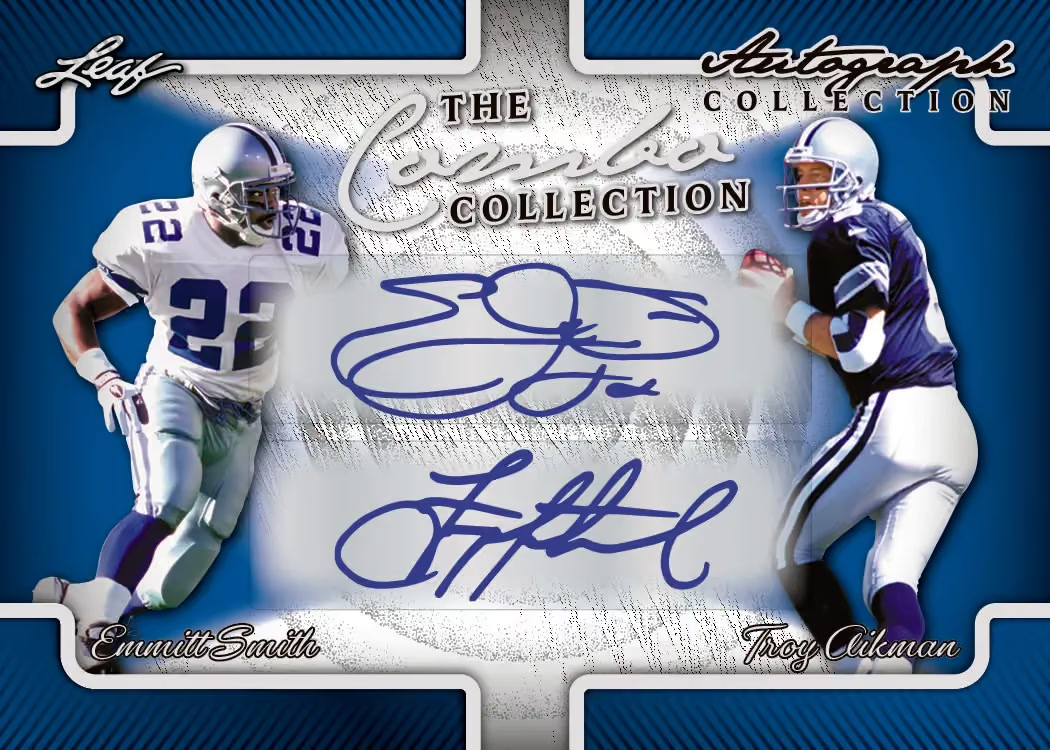 trading card from 2026 Leaf Autograph Collection Football, published by Leaf
