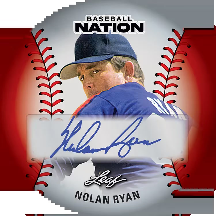 Sales trading card, 26 L Baseball Nation Baseball Disc Auto parallel from 2026 Leaf Baseball Nation by Leaf