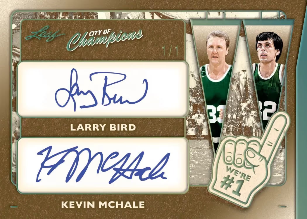trading card from 2026 Leaf City of Champions, published by Leaf